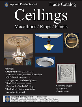 Imperial Ceiling Medallions and Ring Catalog